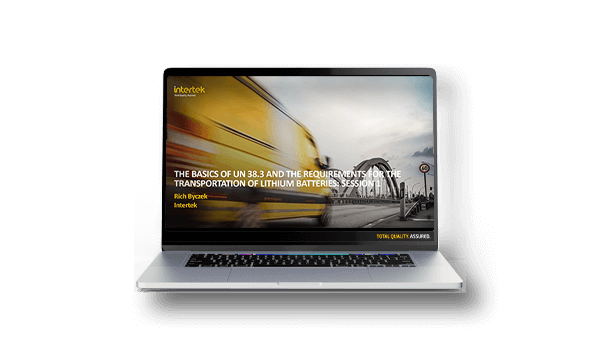 The Basics of UN 38.3 and the Requirements for the Transportation of Lithium Batteries | Webinar