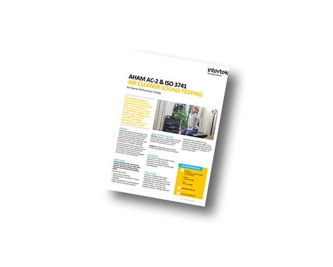 Air Cleaner Sound Testing | Fact Sheet